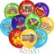 45 Pcs Hispanic Heritage Month Decorations,Latex Balloons Latin American Balloons